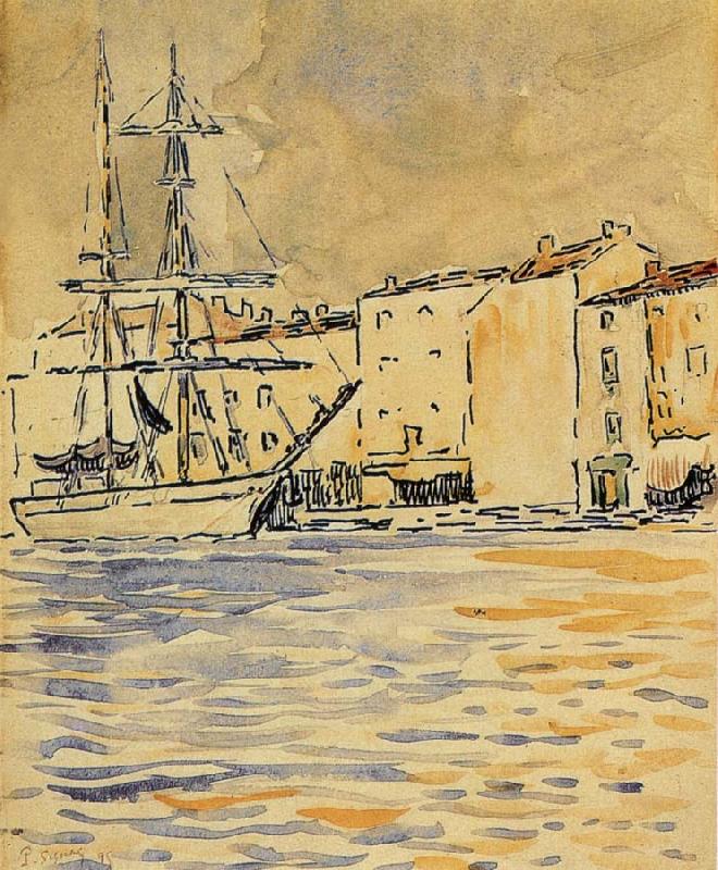 Paul Signac The Brig oil painting picture